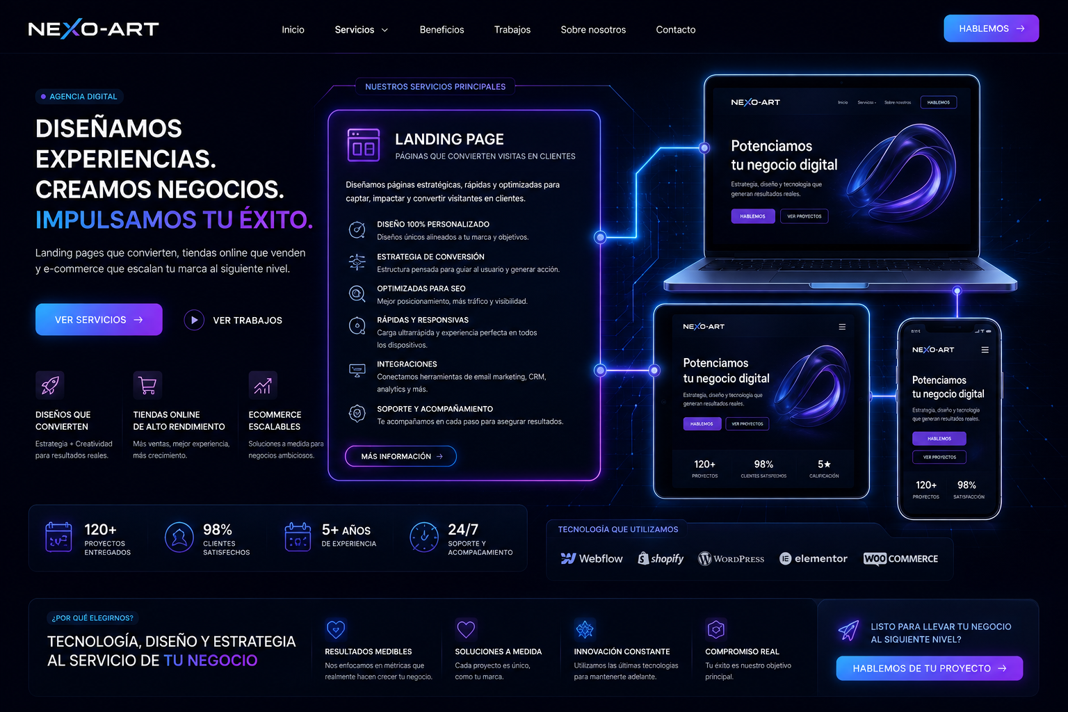 Landing Page Showcase